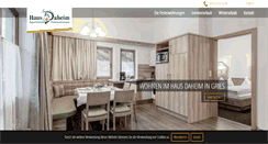 Desktop Screenshot of ferienwohnungendaheim.at